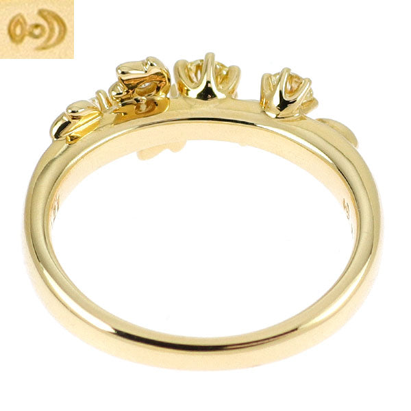 田崎真珠 K18YG ダイヤモンド リング 0.21ct