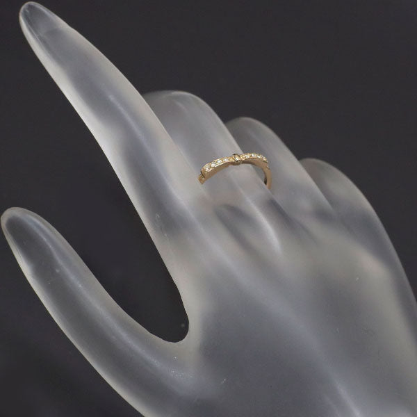 4℃ K18PG ダイヤモンド リング リボン — セルビーオンラインストア 