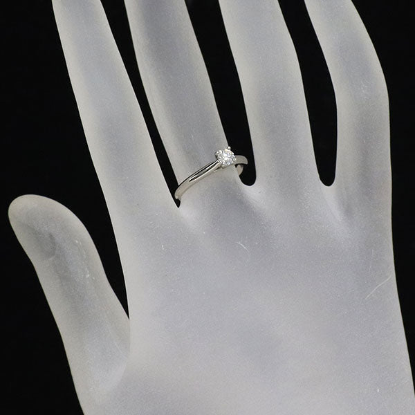 カルティエ Pt950 ダイヤモンド リング 0.19ct D VS1 EX ソリテール 1895 47号