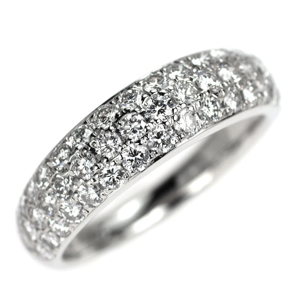 モニッケンダム Pt900 ダイヤモンド リング 1.03ct パヴェ