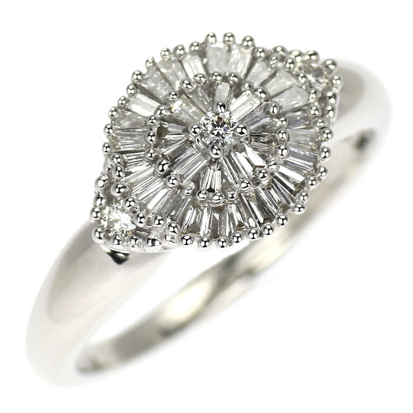 GSTV K18WG ダイヤモンド リング 0.33ct