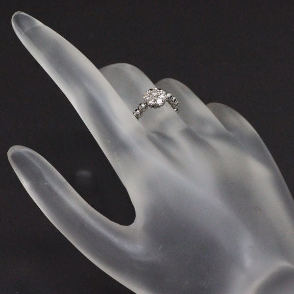 Pt950 ダイヤモンド リング 0.50ct フラワー 伸縮式