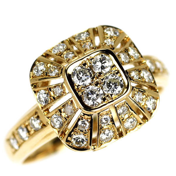 K18YG ダイヤモンド リング 0.60ct