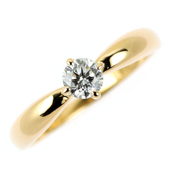 K18YG ダイヤモンド リング 0.26ct