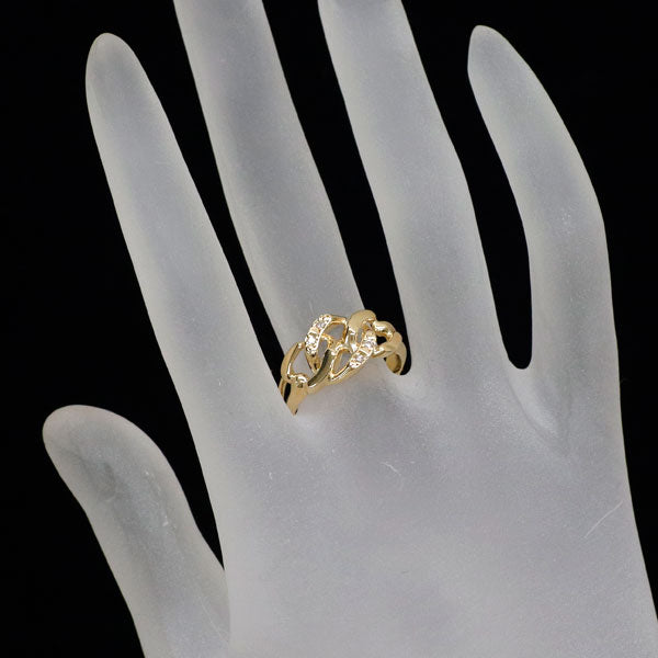 K18YG ダイヤモンド リング 0.04ct