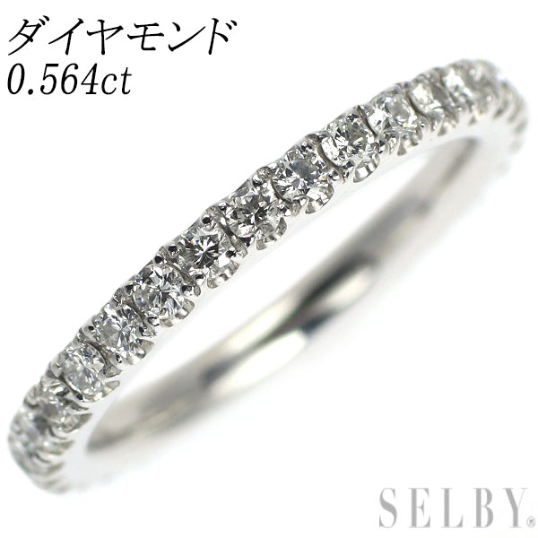 K18WG ダイヤモンド リング 0.564ct フルエタニティ