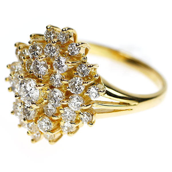 K18YG ダイヤモンド リング 1.22ct