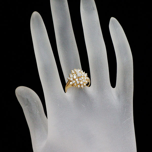 K18YG ダイヤモンド リング 1.22ct