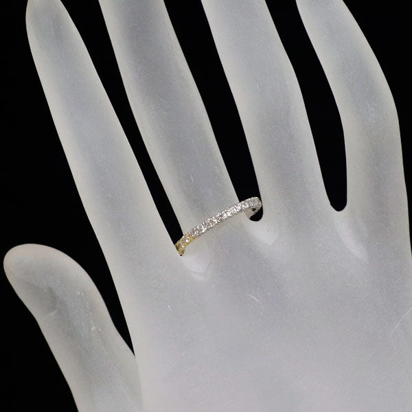 Pt900/ K18YG ダイヤモンド リング 0.54ct フルエタニティ リバーシブル