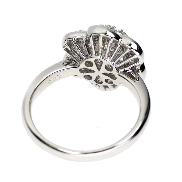 Pt900 ダイヤモンド リング 1.05ct フラワー