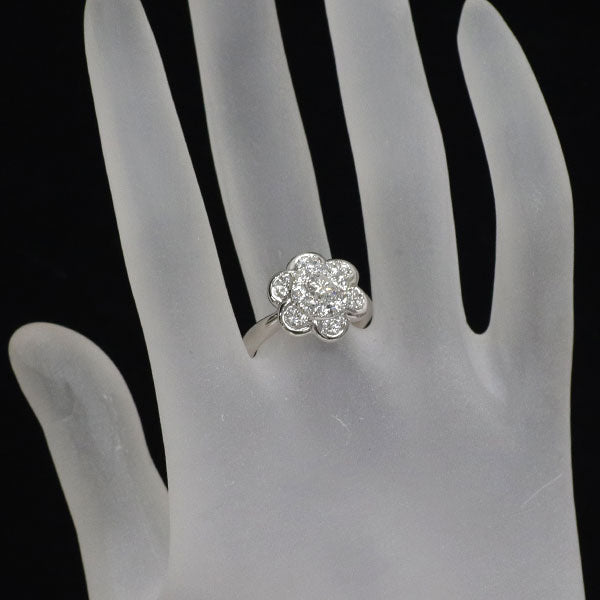 Pt900 ダイヤモンド リング 1.05ct フラワー