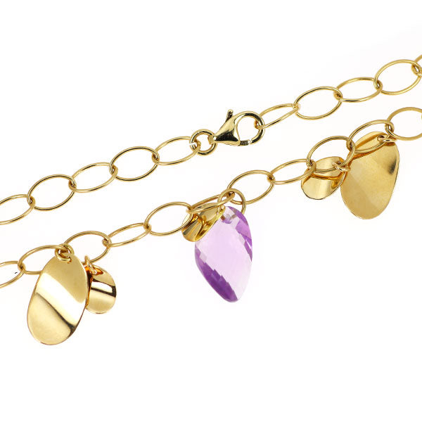 K18YG アメジスト ネックレス