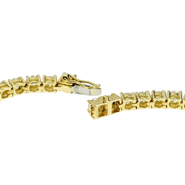 K18YG ダイヤモンド ブレスレット 5.00ct テニス