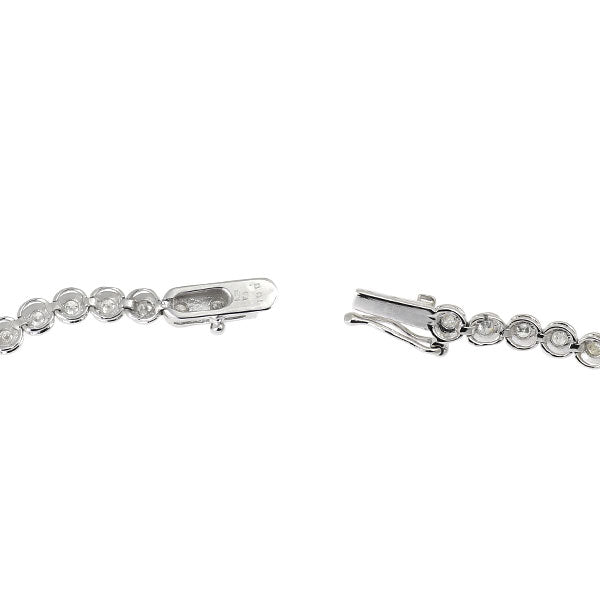 K18WG ダイヤモンド ブレスレット 1.00ct テニス