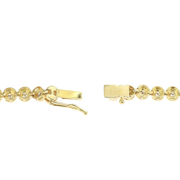 K18YG ダイヤモンド ブレスレット 2.00ct テニス