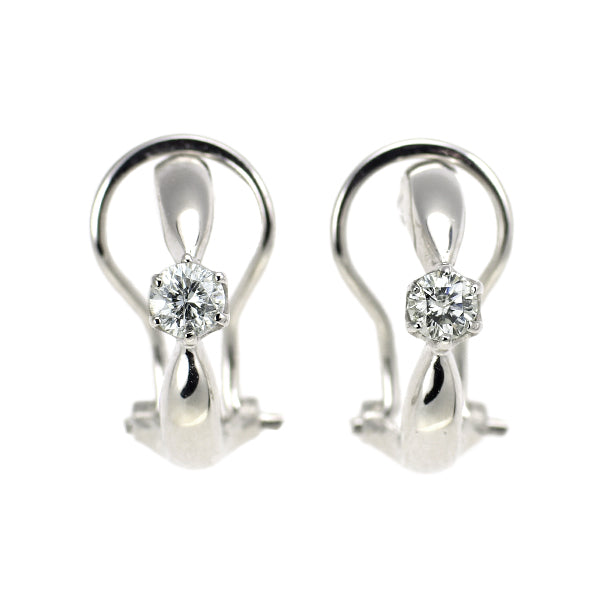 K18WG ダイヤモンド ピアス 0.20ct