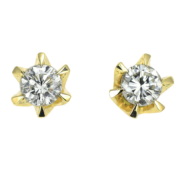 K18YG ダイヤモンド ピアス 0.40ct