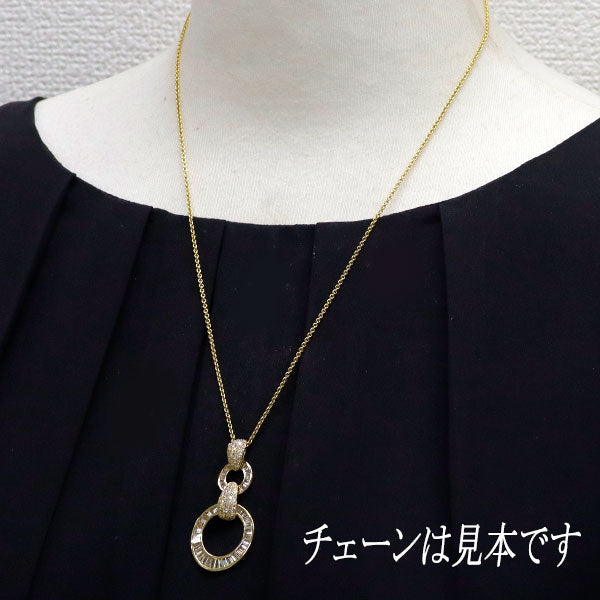 K18YG ダイヤモンド ペンダントトップ 1.78ct