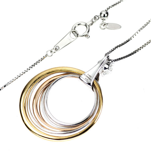 フォーエバーマーク K18YG/WG/PG ダイヤモンド ペンダントネックレス 0.320ct ミルモア