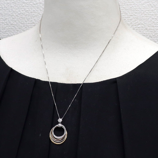 フォーエバーマーク K18YG/WG/PG ダイヤモンド ペンダントネックレス 0.320ct ミルモア