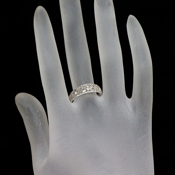 K18WG ダイヤモンド リング 0.45ct