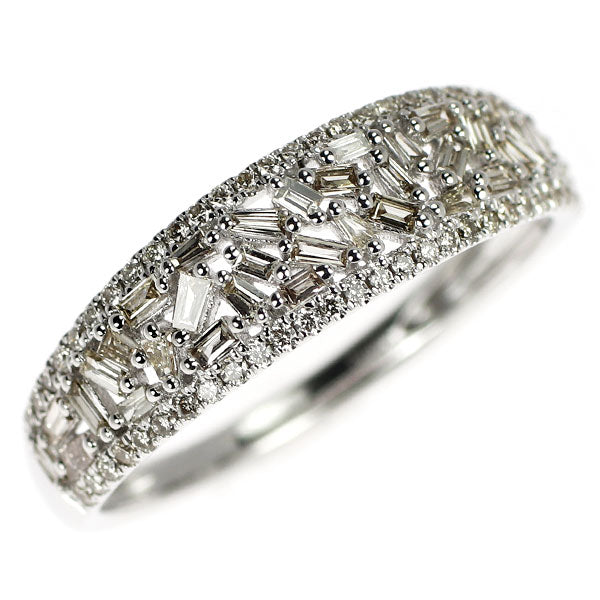 K18WG ダイヤモンド リング 0.45ct