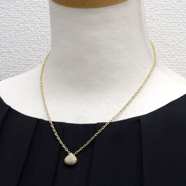 ショーメ K18YG ダイヤモンド ペンダントネックレス ヴィンテージ