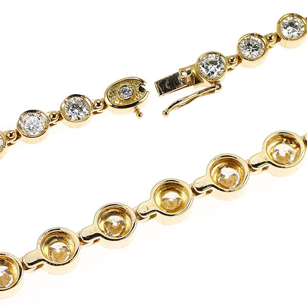K18YG ダイヤモンド ネックレス 12.72ct