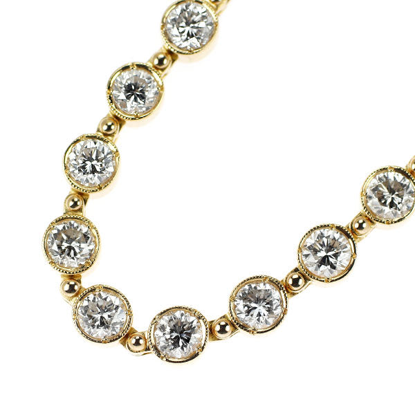K18YG ダイヤモンド ネックレス 12.72ct
