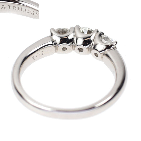 トリロジー Pt900 ダイヤモンド リング 1.01ct