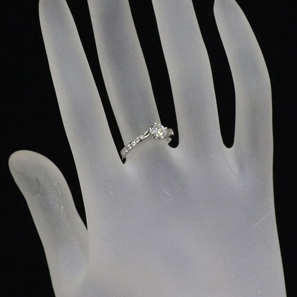 TOMOE Pt950 ダイヤモンド リング 0.348ct D FL 3EXHC