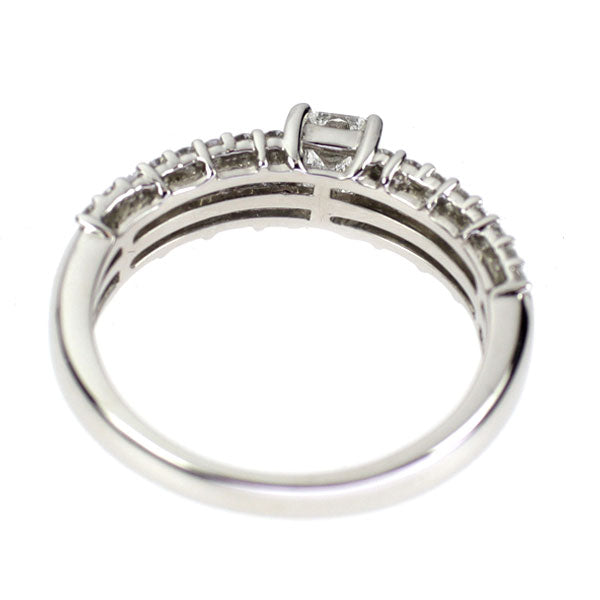 Pt900 クリスカット ダイヤモンド リング 0.338ct D0.55ct