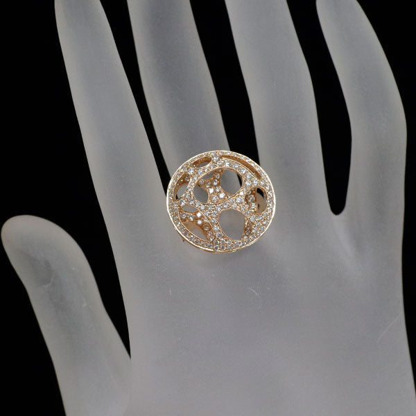 K18PG ダイヤモンド リング 1.44ct