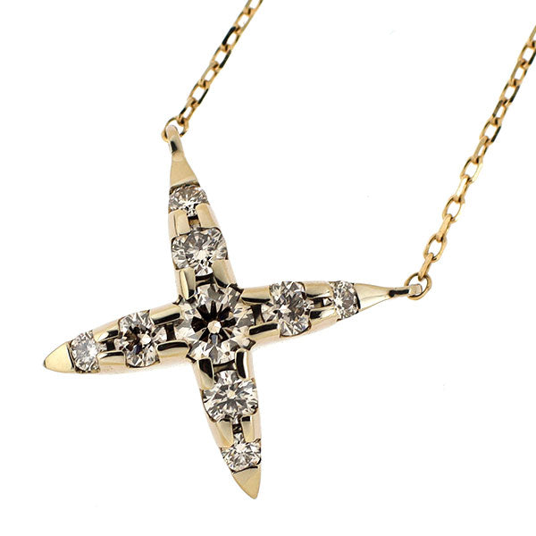 カシケイ/Kashikey K18BG ブラウン ダイヤモンド ペンダントネックレス 0.30ct ネイキッド