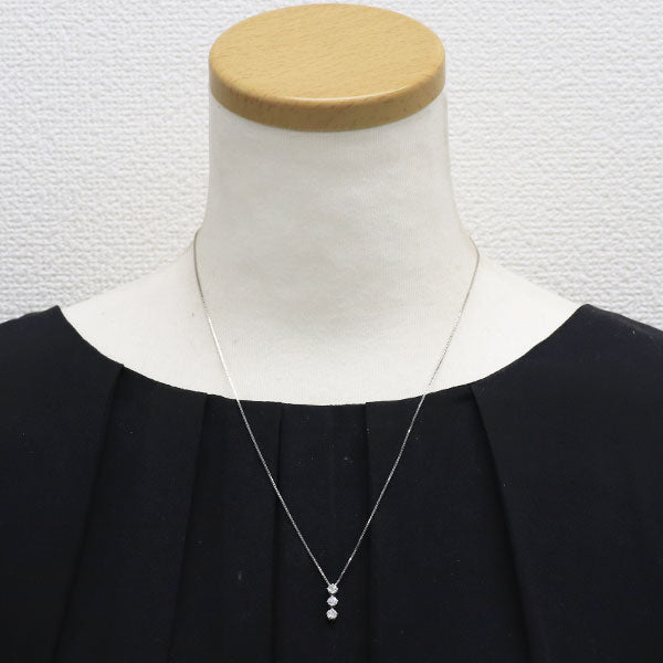 トリロジー Pt900/ Pt850 H＆C ダイヤモンド ペンダントネックレス 0.501ct