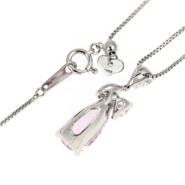 Pt インペリアルトパーズ ダイヤモンド ペンダントネックレス 2.37ct D0.45ct