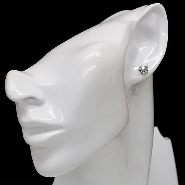 Pt900 ダイヤモンド ピアス 0.20ct フラワー