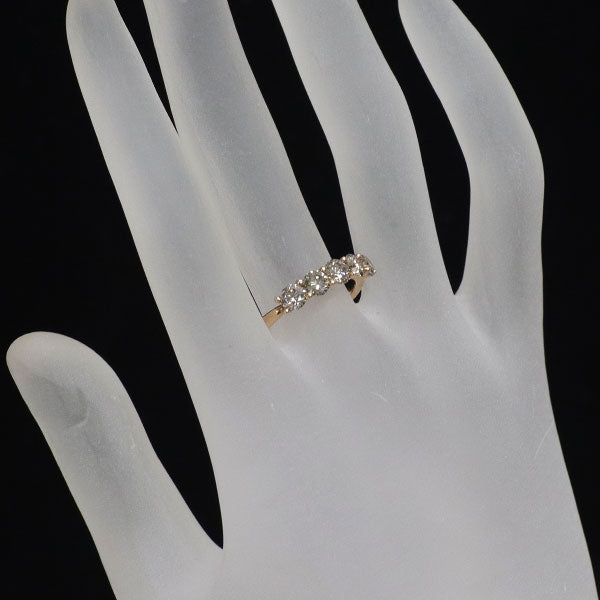 GSTV K18PG ダイヤモンド リング 1.00ct 一文字