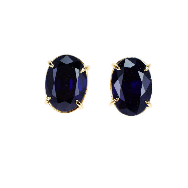 K18YG サファイア ピアス 1.055ct