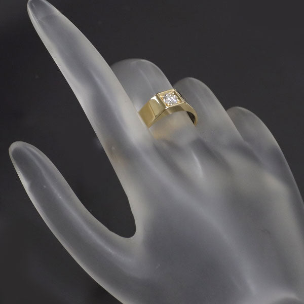 K18YG ダイヤモンド リング 0.37ct
