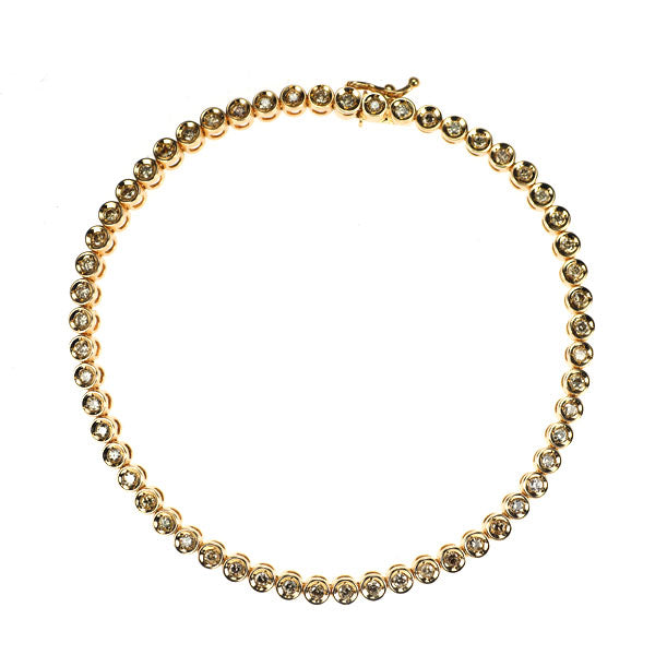 K18YG ダイヤモンド テニス ブレスレット 1.00ct