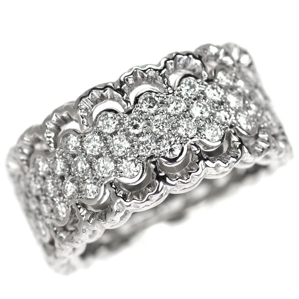 Pt900 ダイヤモンド リング 0.96ct パヴェ