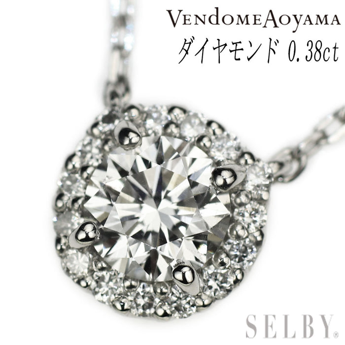 ヴァンドーム青山 Pt950/ Pt850 ダイヤモンド ペンダントネックレス 0.38ct グレース ラージサイズ