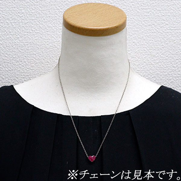 SALE✨K18WG0.5ctルビーペンダントトップ✳︎ミステリーセッティング SALE✨K18WG0.5ctルビーペンダントトップ✳︎ミステリー