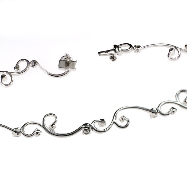 K18WG ダイヤモンド ネックレス 1.71ct