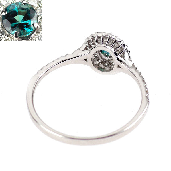新品 希少 Pt950 アレキサンドライト ダイヤモンド リング 0.202ct D0.28ct【エスコレ】