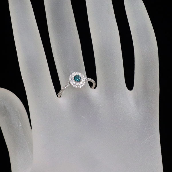 新品 希少 Pt950 アレキサンドライト ダイヤモンド リング 0.202ct D0.28ct【エスコレ】