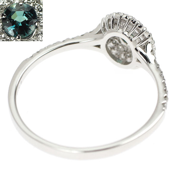 新品 希少 Pt950 アレキサンドライト ダイヤモンド リング 0.195ct D0.28ct【エスコレ】