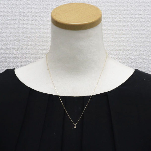 アガット/agete K10YG ダイヤモンド ペンダントネックレス 0.02ct