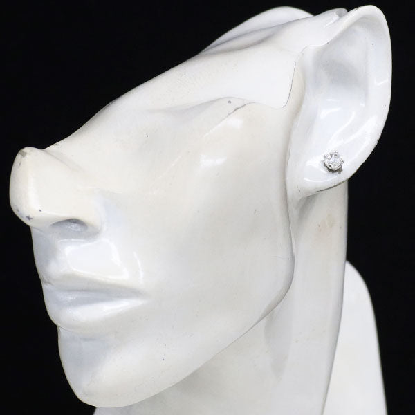 Pt900 ローズカット ダイヤモンド スタッド ピアス 0.74ct